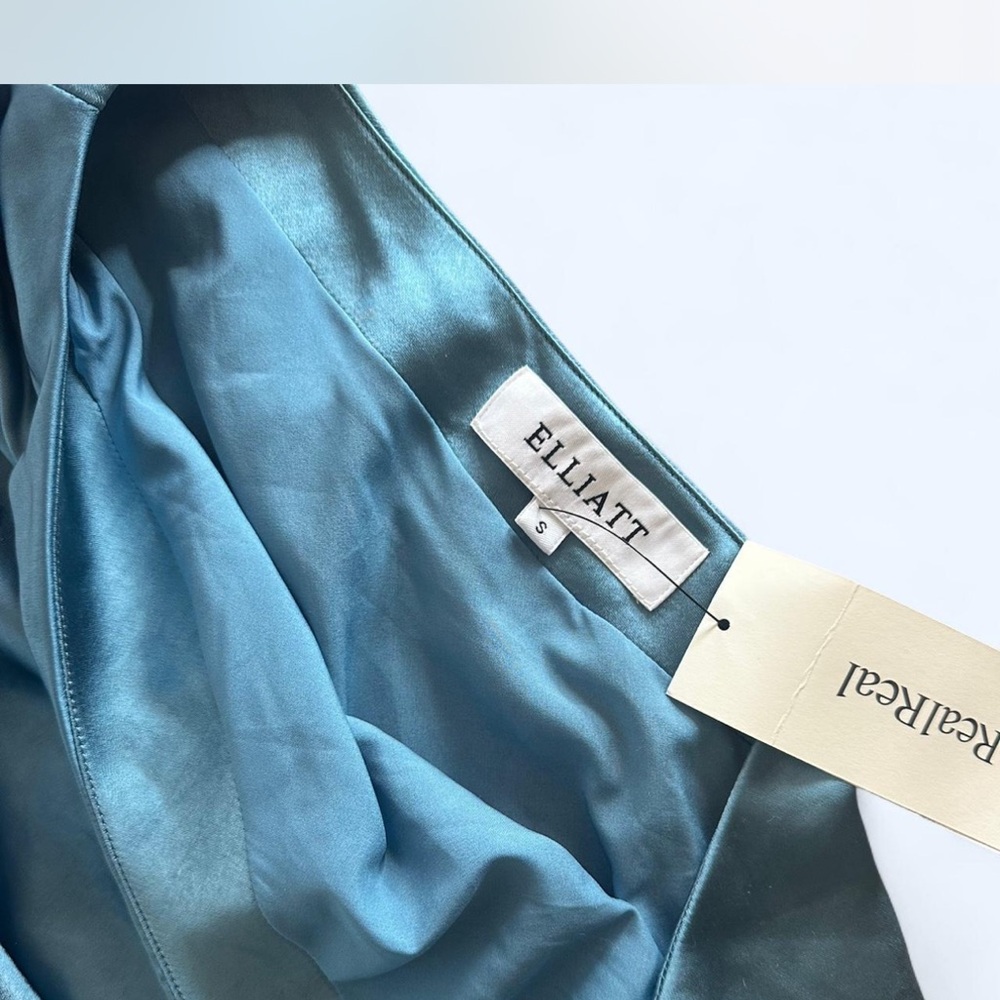 Elliatt One-Shoulder Dress in Rich Blue - Picture 4 of 4